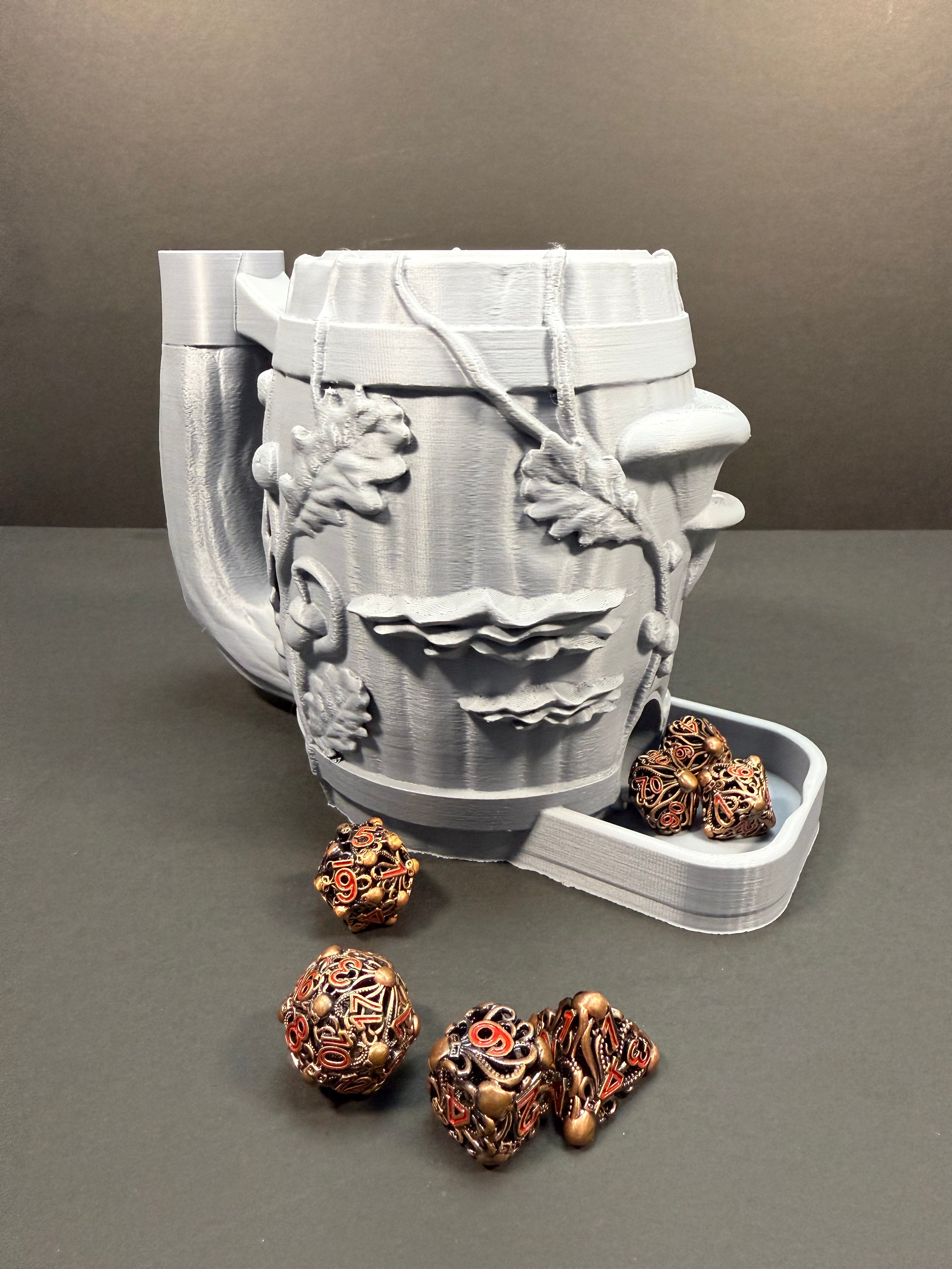 Druid Can Holder & dice Thrower