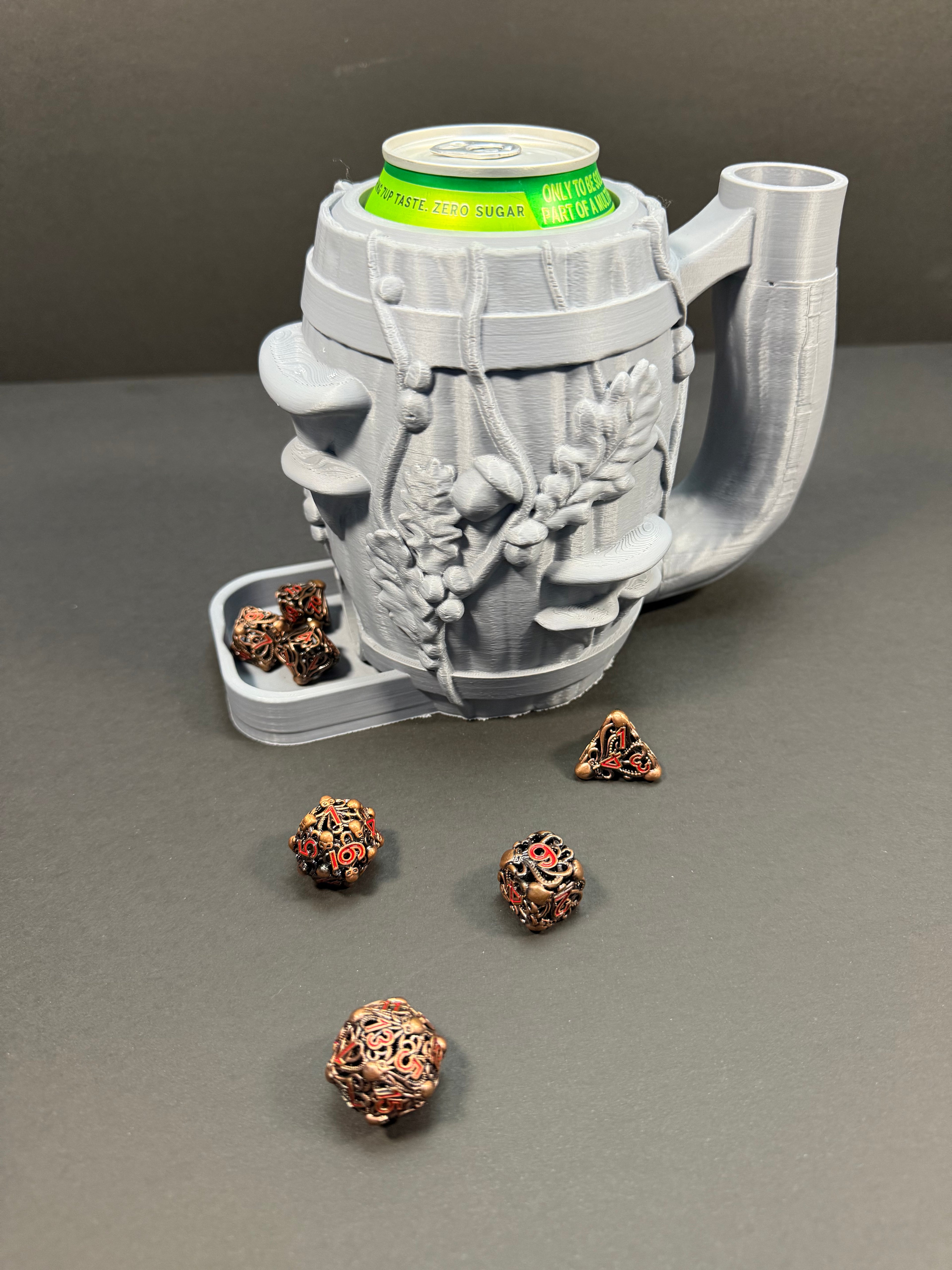 Druid Can Holder & dice Thrower